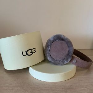 UGG Classic Sheepskin Suede Earmuff Stormy Grey